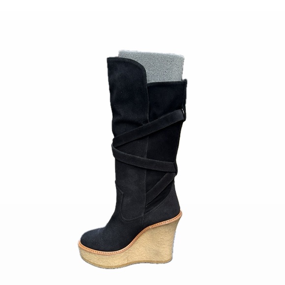 Paloma Barceló Shande Buckle Wedge Boot - Picture 4 of 5